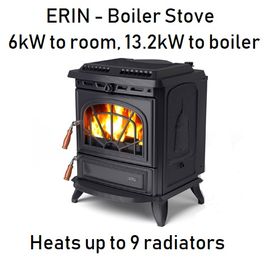 ERIN Boiler Stove in Black