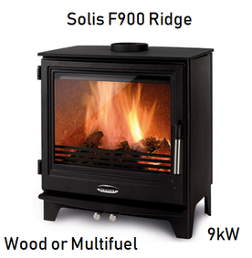 Solis F1100 Panoramic Black Stove